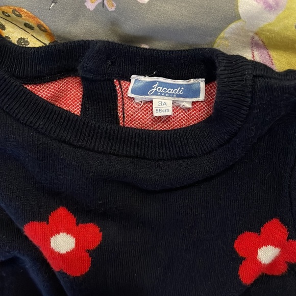 Jacadi Girl Flower Sweater - Picture 5 of 5